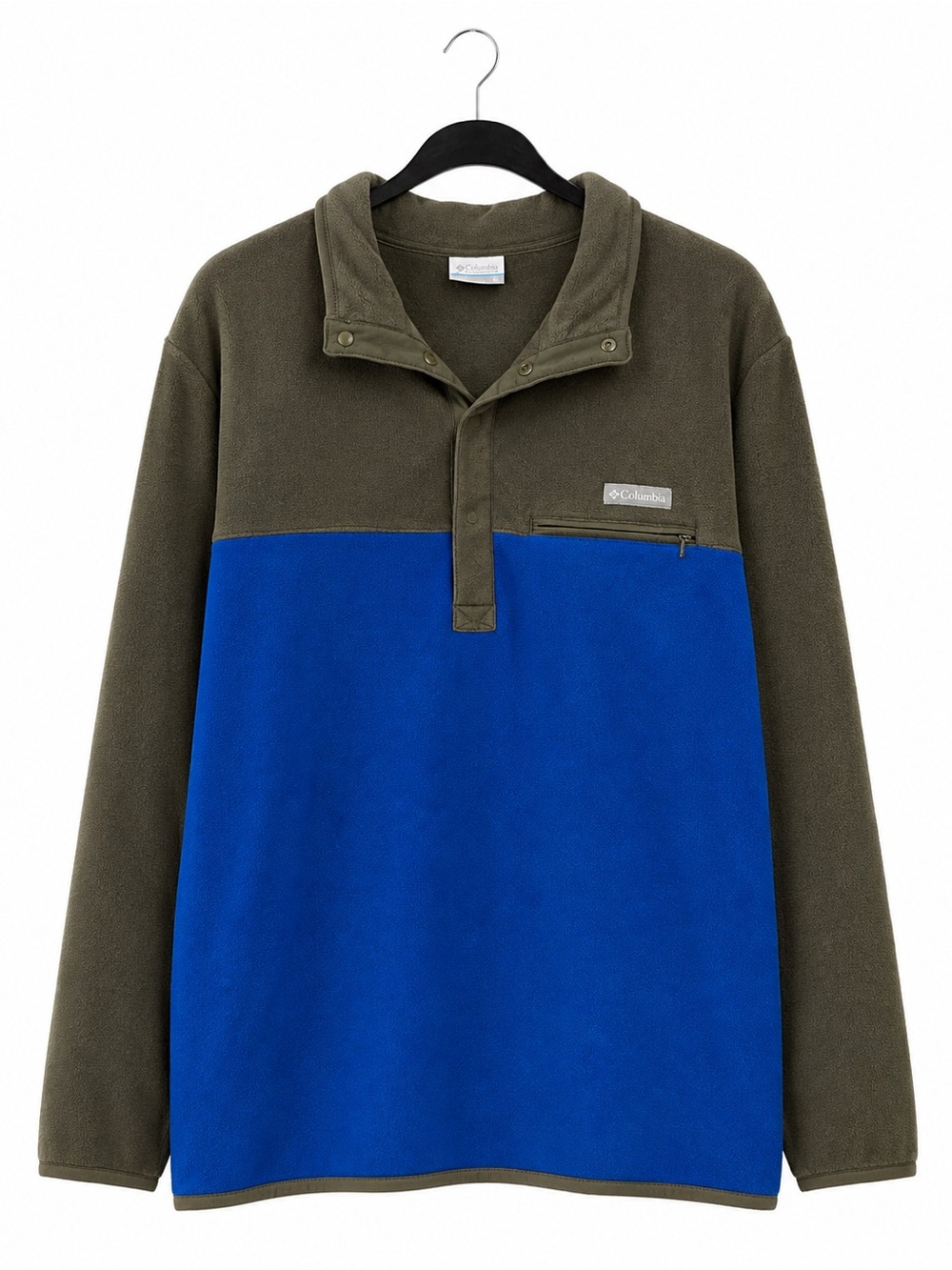 Columbia Mountain Side Fleece Pullover Men’s XL Blue Gray NWT